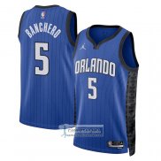 Camiseta Orlando Magic Paolo Banchero NO 5 Statement 2022-23 Azul