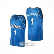 Camiseta Orlando Magic Tracy McGrady NO 1 Mitchell & Ness 2003-04 Azul