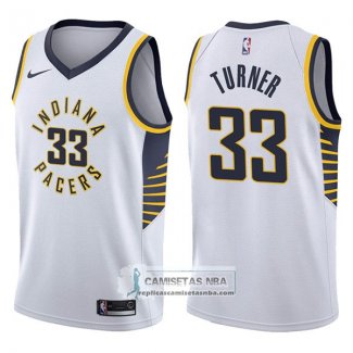 Camiseta Pacers Myles Turner Association 2017-18 Blanco