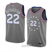 Camiseta Philadelphia 76ers Malachi Richardson Ciudad 2018-19 Gr