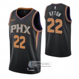 Camiseta Phoenix Suns Deandre Ayton Statement 2021 Negro