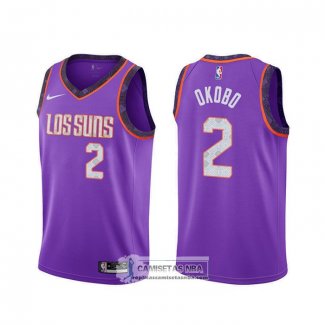 Camiseta Phoenix Suns Elie Okobo Ciudad Violeta