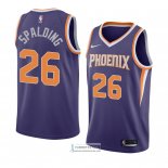 Camiseta Phoenix Suns Ray SpaldingIcon 2018 Violeta