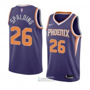 Camiseta Phoenix Suns Ray SpaldingIcon 2018 Violeta