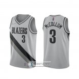 Camiseta Portland Trail Blazers CJ McCollum Earned 2020-21 Gris