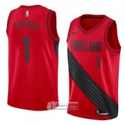 Camiseta Portland Trail Blazers Evan Turner Statement 2018 Rojo