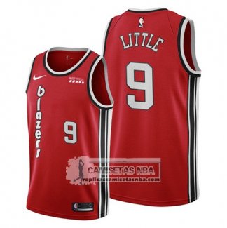 Camiseta Portland Trail Blazers Nassir Little Classic Edition Rojo