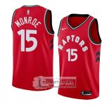 Camiseta Raptors Greg Monroe Icon 2018 Rojo