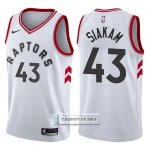 Camiseta Raptors Pascal Siakam Association 2017-18 Blanco