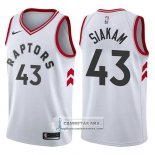 Camiseta Raptors Pascal Siakam Association 2017-18 Blanco