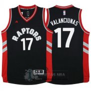 Camiseta Raptors Valanciunas Negro