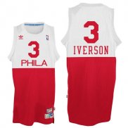 Camiseta Retro 76ers Iverson Blanco