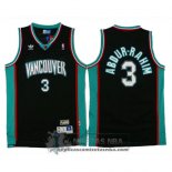 Camiseta Retro Grizzlies Vancouver Abdur Rahim Negro