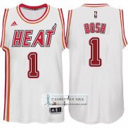 Camiseta Retro Heats Bosh Blanco