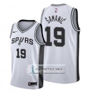 Camiseta San Antonio Spurs Luka Samanic Association 2019-20 Blanco