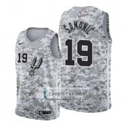 Camiseta San Antonio Spurs Luka Samanic Earned 2019-20 Camuflaje