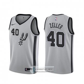 Camiseta San Antonio Spurs Tyler Zeller Statement Gris