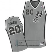 Camiseta Spurs Ginobili Gris