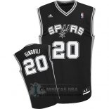 Camiseta Spurs Ginobili Negro