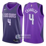 Camiseta Suns Tyson Chandler Ciudad 2017-18 Violeta