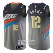 Camiseta Thunder Steven Adams Ciudad 2017-18 Gris