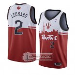 Camiseta Toronto Raptors Kawhi Leonard Ciudad 2019-20 Rojo