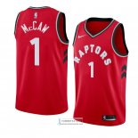 Camiseta Toronto Raptors Patrick Mccaw Icon 2018 Rojo