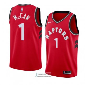 Camiseta Toronto Raptors Patrick Mccaw Icon 2018 Rojo