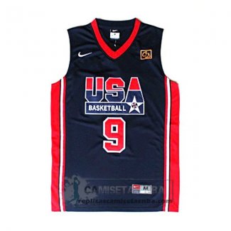 Camiseta USA 1992 Jordan Negro