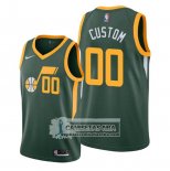 Camiseta Utah Jazz Personalizada Earned 2018-19 Verde