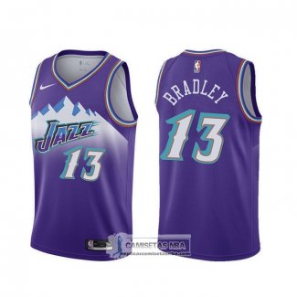 Camiseta Utah Jazz Tony Bradley Classic Edition 2019-20 Violeta