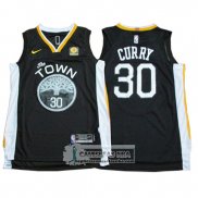 Camiseta Warriors Curry 2017-18 Negro