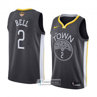 Camiseta Warriors Jordan Bell Statement 2017-18 Gris