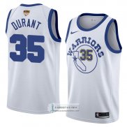 Camiseta Warriors Kevin Durant Classic 2017-18 Blanco