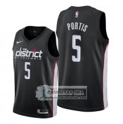 Camiseta Washington Wizards Bobby Portis Ciudad Negro