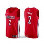 Camiseta Washington Wizards John Wall Earned Rojo
