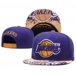 Gorra Los Angeles Lakers Violeta Amarillo2