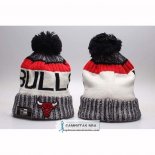 Gorro Beanie Chicago Bulls New Era Blanco Negro