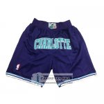 Pantalone Charlotte Hornets Just Don 2019 Violeta