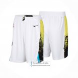 Pantalone Indiana Pacers Ciudad 2024-25 Blanco