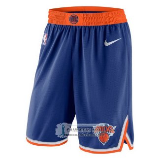 Pantalone Knicks 2017-18 Azul