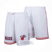 Pantalone Miami Heat Mitchell & Ness Blanco