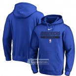 Sudaderas con Capucha Dallas Mavericks Practice Performance 2022-23 Azul