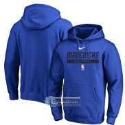 Sudaderas con Capucha Dallas Mavericks Practice Performance 2022-23 Azul