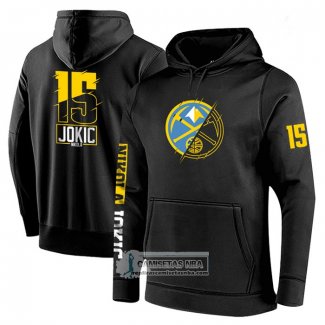 Sudaderas con Capucha Denver Nuggets Nikola Jokic Negro