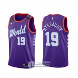 Camiseta 2020 Rising Star Svi Mykhailiuk World Violeta