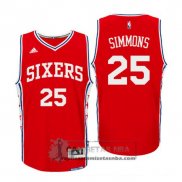 Camiseta 76ers Simmons Rojo