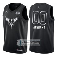 Camiseta All Star 2018 Charlotte Hornets Nike Personalizada Negro