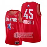 Camiseta All Star 2020 Utah Jazz Donovan Mitchell Rojo