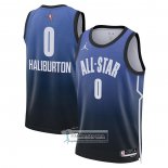 Camiseta All Star 2023 Indiana Pacers Tyrese Haliburton NO 0 Azul
